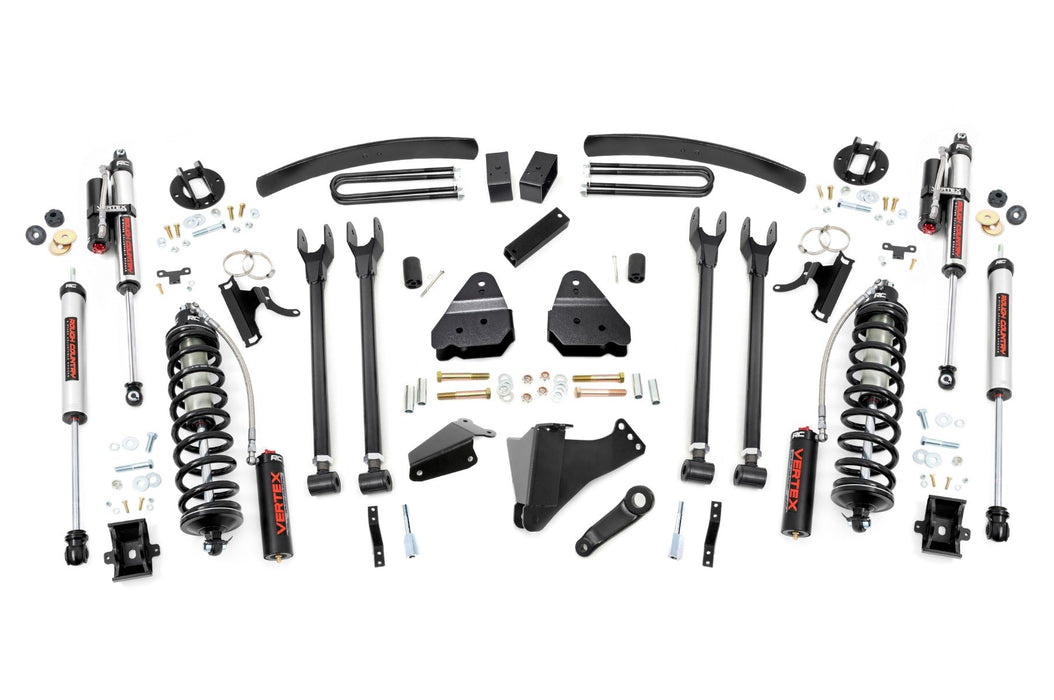 Rough Country 6 Inch Lift Kit Diesel 4 Link Ovlds C/O Vertex Ford Super Duty (05-07) 58059