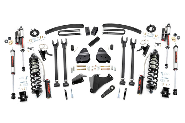 Rough Country 6 Inch Lift Kit Gas 4 Link No Ovlds C/O Vertex Fits Ford Super Duty (05-07) 57859