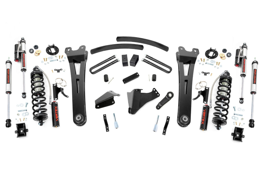 Rough Country 6 Inch Lift Kit Gas Radius Arm C/O Vertex Ford Super Duty (05-07) 53759