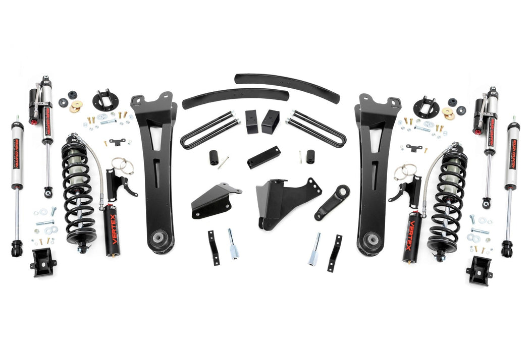 Rough Country 6 Inch Lift Kit Gas Radius Arm C/O Vertex Ford Super Duty (05-07) 53759
