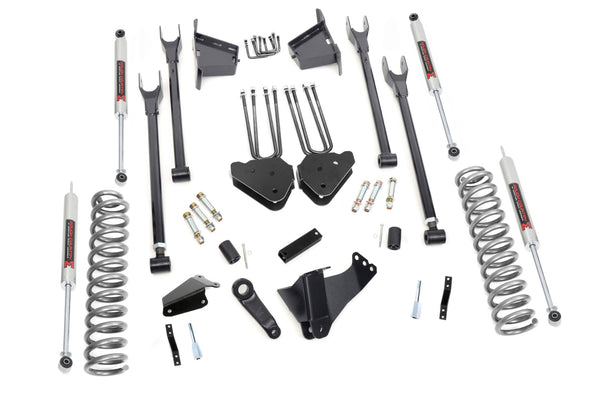 Rough Country 8 Inch Lift Kit 4 Link Rr Blocks M1 Fits Ford F-250/F-350 Super Duty (05-07) 59140