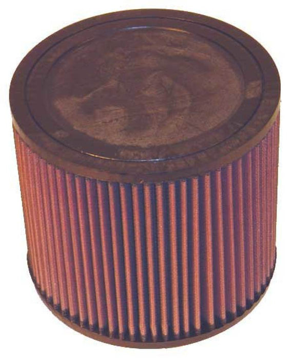 K&N RD-1450 Universal Clamp-On Air Filter: Round Straight; 4 in (102 mm) Flange ID; 6 in (152 mm) Height; 7 in (178 mm) Base; 7 in (178 mm) Top