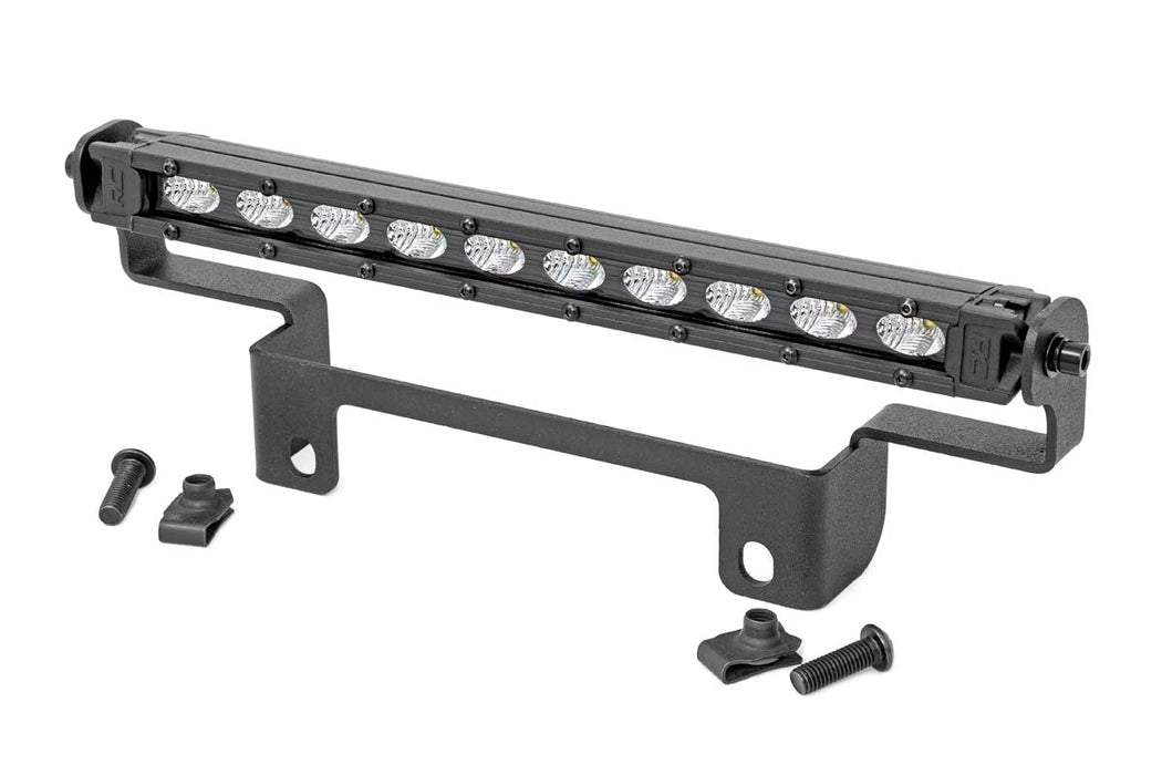 Rough Country Led Light Bumper Mount 10" Black Slimline Honda Pioneer 1000/Pioneer 1000-5 92001