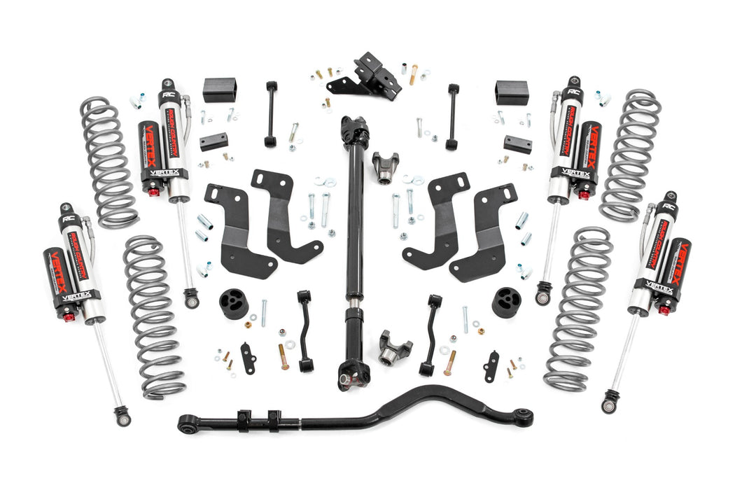 Rough Country 3.5 Inch Lift Kit C/A Drop Fr D/S Vertex compatible with Jeep Wrangler Jl (18-23) 65450