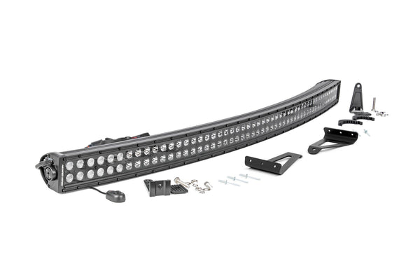 Rough Country Led Light Windshield 50" Black Dual Row Polaris Ranger 1000/Xp 1000/Xp 900 93019
