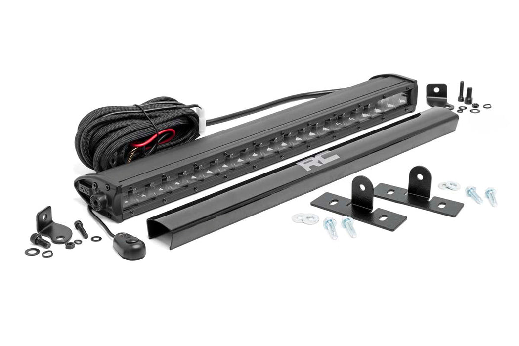 LED Light | Under Bed Mount | 20" Black Single Row | Polaris Ranger 570 (19-21)