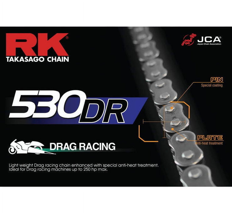 RK 530DR Drag Chain Natural 530 530DR-180