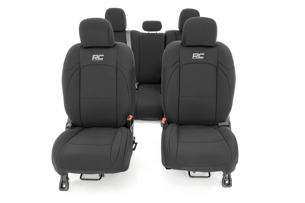 Rough Country Seat Covers Front And Rr W/ Cup Holder Jeep Gladiator Jt (20-23) 91038
