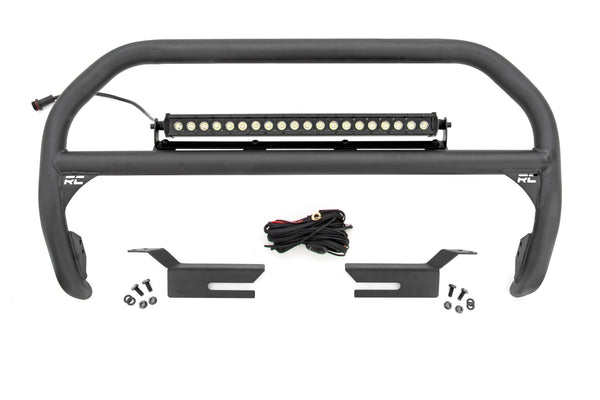 Rough Country Nudge Bar 20 Inch Black Single Row Led Fits Ford Bronco 4WD (21-23) 51046