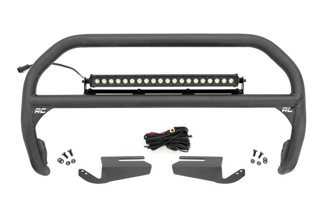 Rough Country Nudge Bar 20 Inch Black Single Row Led Oe Modular Steel Ford Bronco (21-23) 51101