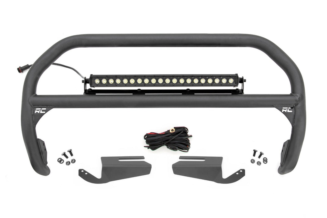 Rough Country Nudge Bar 20 Inch Black Single Row Led Oe Modular Steel Ford Bronco (21-23) 51101
