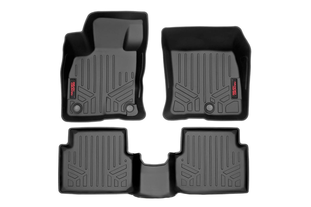Rough Country Floor Mats Front And Rear Ford Maverick 2Wd/4Wd (2022-2023) M-51102