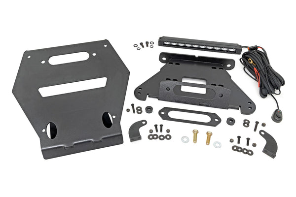 Rough Country Winch Mount Fits Polaris Rzr Pro R 93140
