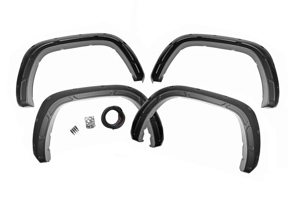 Rough Country Defender Pocket Fender Flares 040 Super White Fits toyotaTundra (22-23) A-T02224-O4O