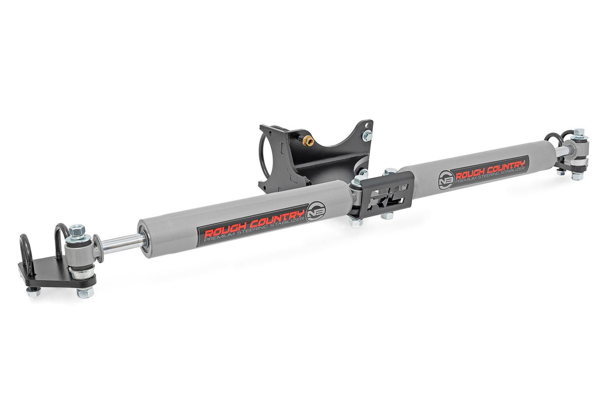 Rough Country N3 Steering Stabilizer Dual 2-8 Inch Lift Fits Ford F-250/F-350 Super Duty (05-22) 8749130