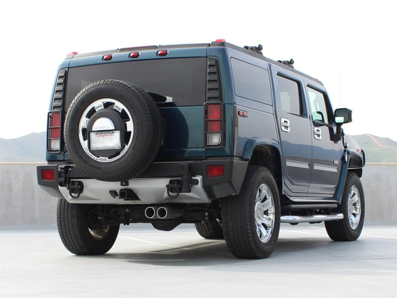 aFe Power MACHForce XP Exhaust System Cat-Back 409 Stainless Steel 07-08 Hummer H2 V8 6.0L/6.2L 49-44049