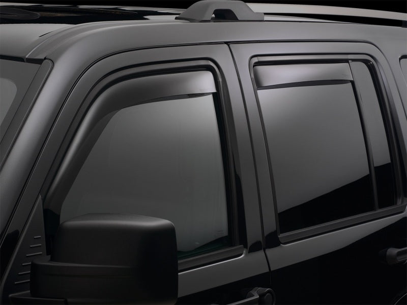 WeatherTech 11+ Compatible with Infiniti M Front and Rear Side Window Deflectors Dark Smoke 82539