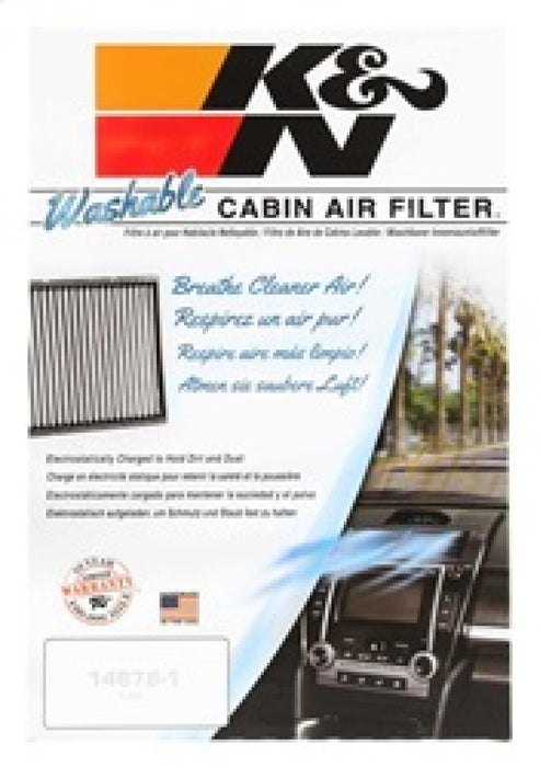 K&N Cabin Air Filter: Premium, Washable, Clean Airflow To Your Cabin Air Filter Replacement: Designed For Select 2006-2014 Jeep/Dodge (Cherokee, Liberty, Nitro), Vf1016 VF1016