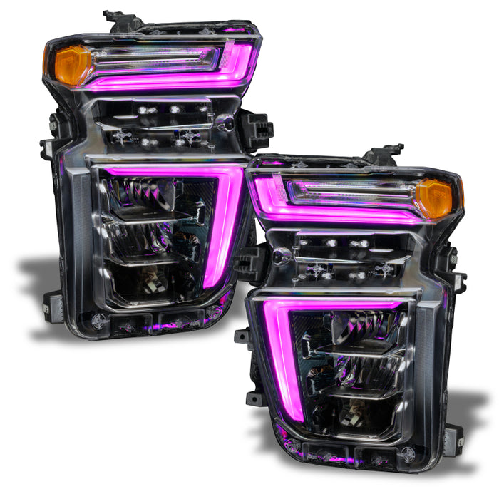 Oracle Lighting 2020-2021 Chevrolet Silverado Hd 2500/3500 Colorshift® Rgb+W Headlight Drl Upgrade Kit Mpn: 1452-333