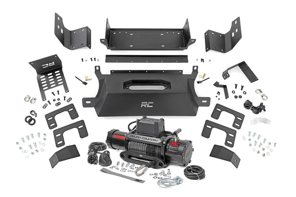 Rough Country Hidden Winch Mount 12000S Fits Ford Bronco 4WD (2021-2023) 51059