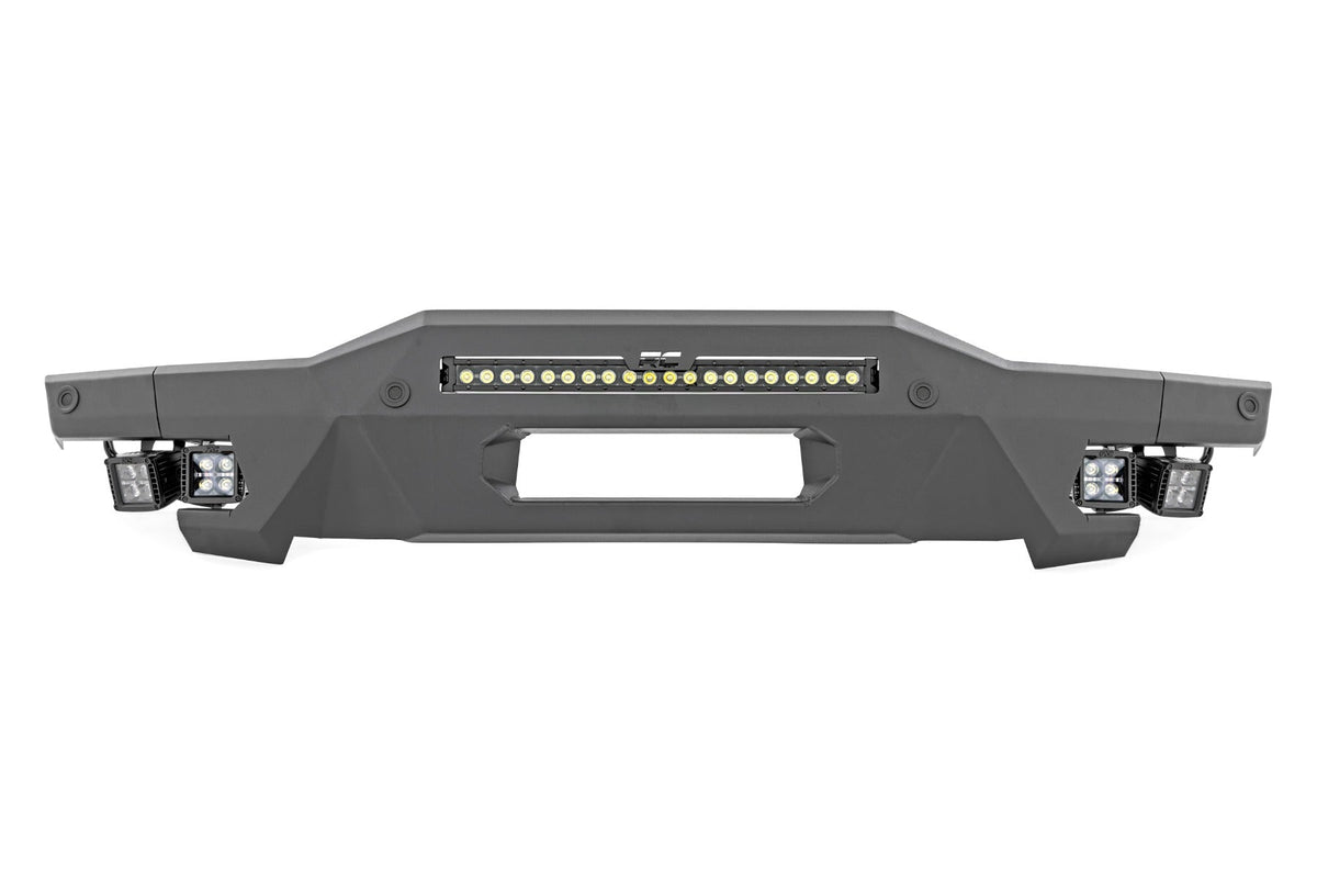 Rough Country Front Bumper Modular Stubby Wings Drl Ford Bronco (21-23) 51078