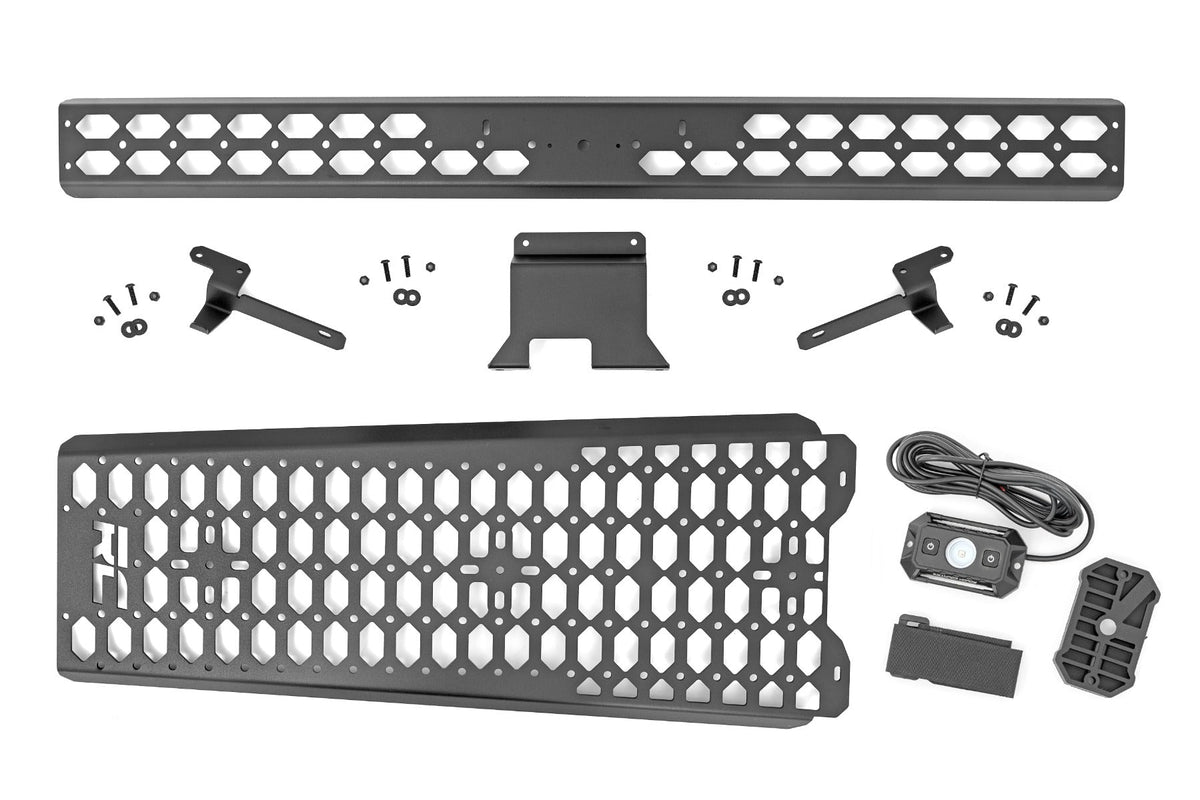 Rough Country Molle Mounting Panel W/ Led Dome Light Overhead Fits Ford Bronco (21-23) 51124