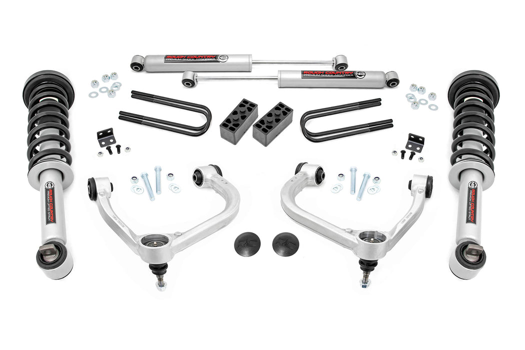 Rough Country 3 Inch Lift Kit Forged Uca N3 Struts Ford F-150 4Wd (2023) 41431