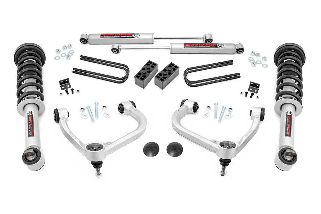 Rough Country 3 Inch Lift Kit Forged Uca N3 Struts Ford F-150 4Wd (2023) 41431