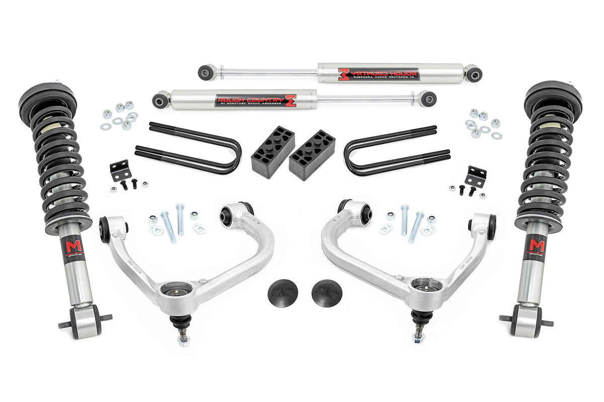 Rough Country 3 Inch Lift Kit Forged Uca M1/M1 Fits Ford F-150 4WD (2023) 41440