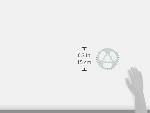Sunstar 2-100837 37-Teeth 420 Chain Size Rear Steel Sprocket