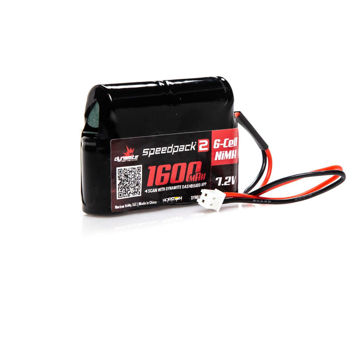 Dynamite SPEEDPACK2 7.2V 1600MAH 6 CELL NiMHMINITMLST/2 DYNB2456 Car Batteries & Accessories