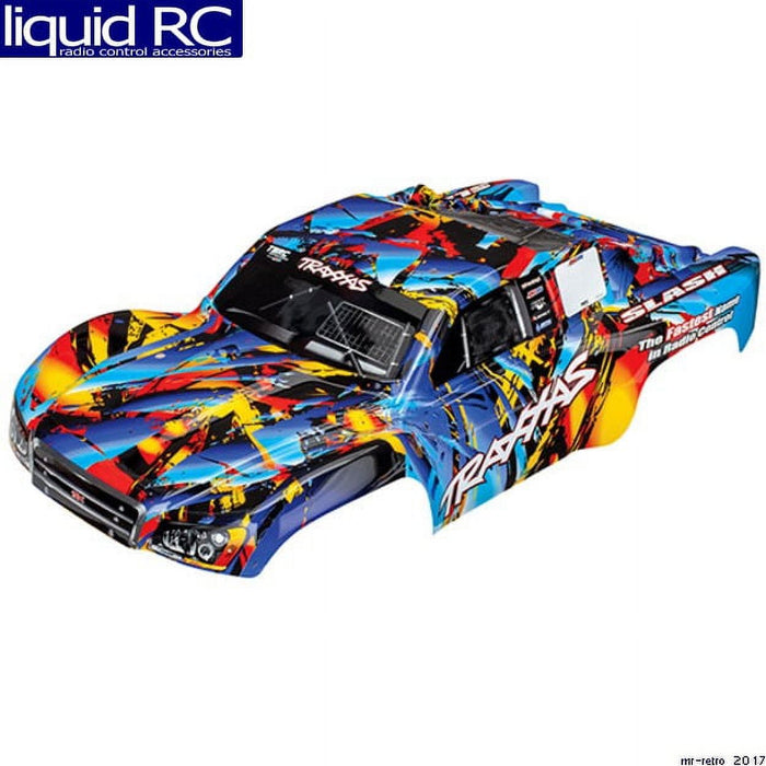 Traxxas 5848 Body Slash 4x4 Rock N Roll (Painted Decals Applied)