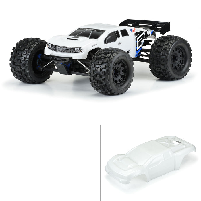 Pro-Line 353015 Pre-Cut Brute Bash Armor White Body E-REVO 2.0