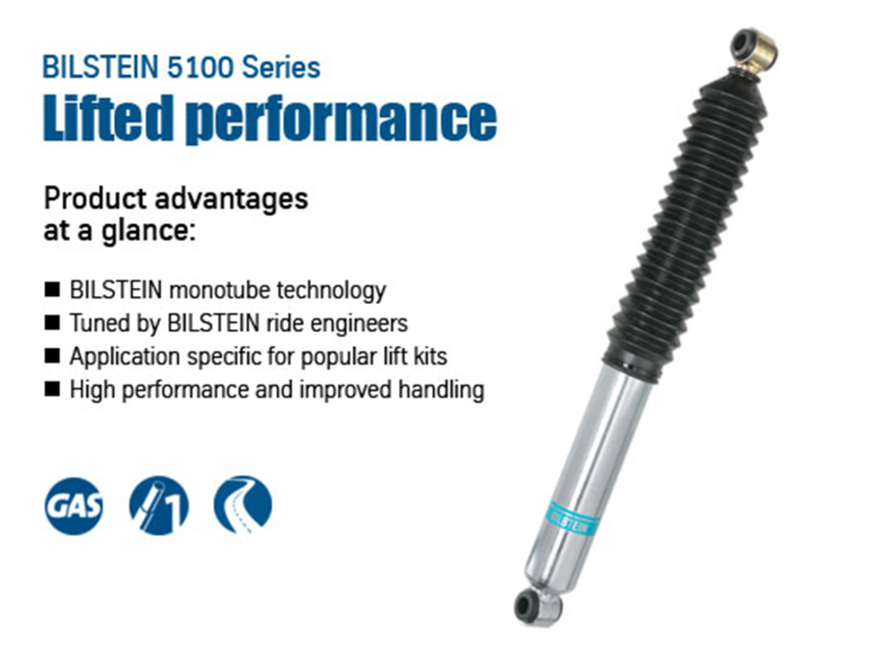 Bilstein 5100 Series 99-06 Chevy Silverado 1500/97-03 Ford F-150 Front 46mm Monotube Shock Absorber 24-236942