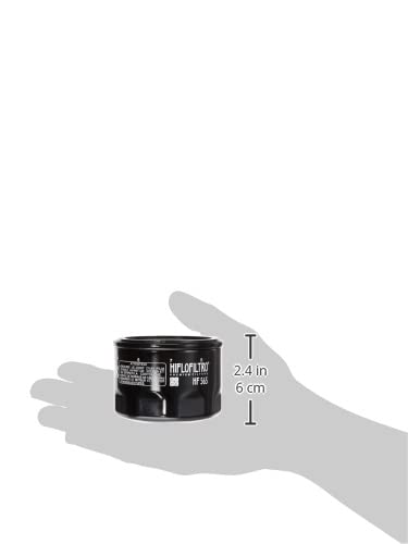 Hiflofiltro HF565 Premium Oil Filter, Black