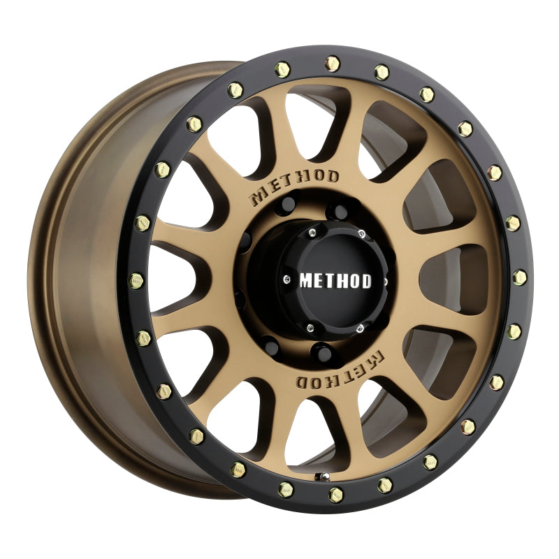Method MR305 NV 17x8.5 0mm Offset 8x170 130.81mm CB Method Bronze/Black Street Loc Wheel MR30578587900