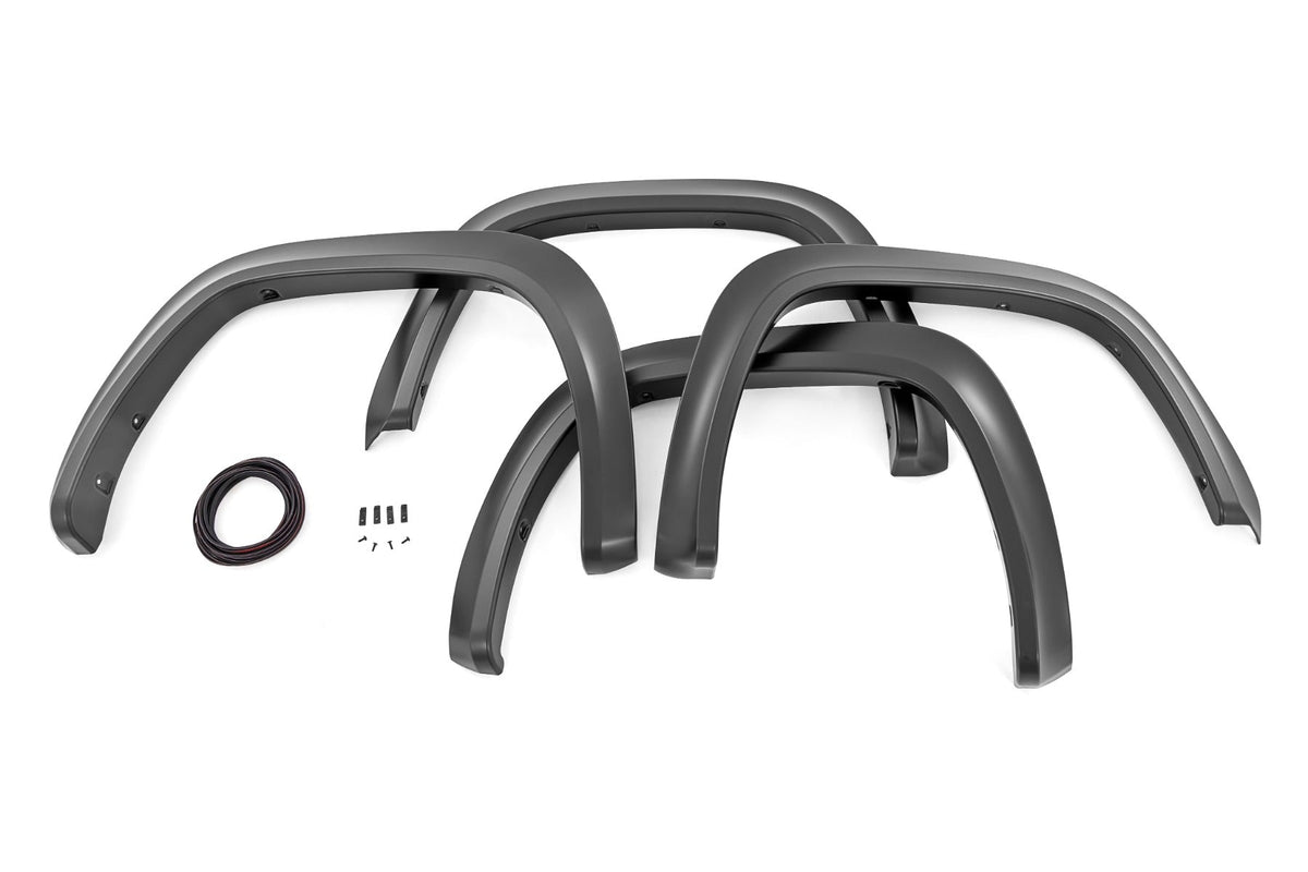 Rough Country Sport Style Fender Flare Black Fits toyotaTundra 2WD/4WD (2022-2023) S-T42211-218