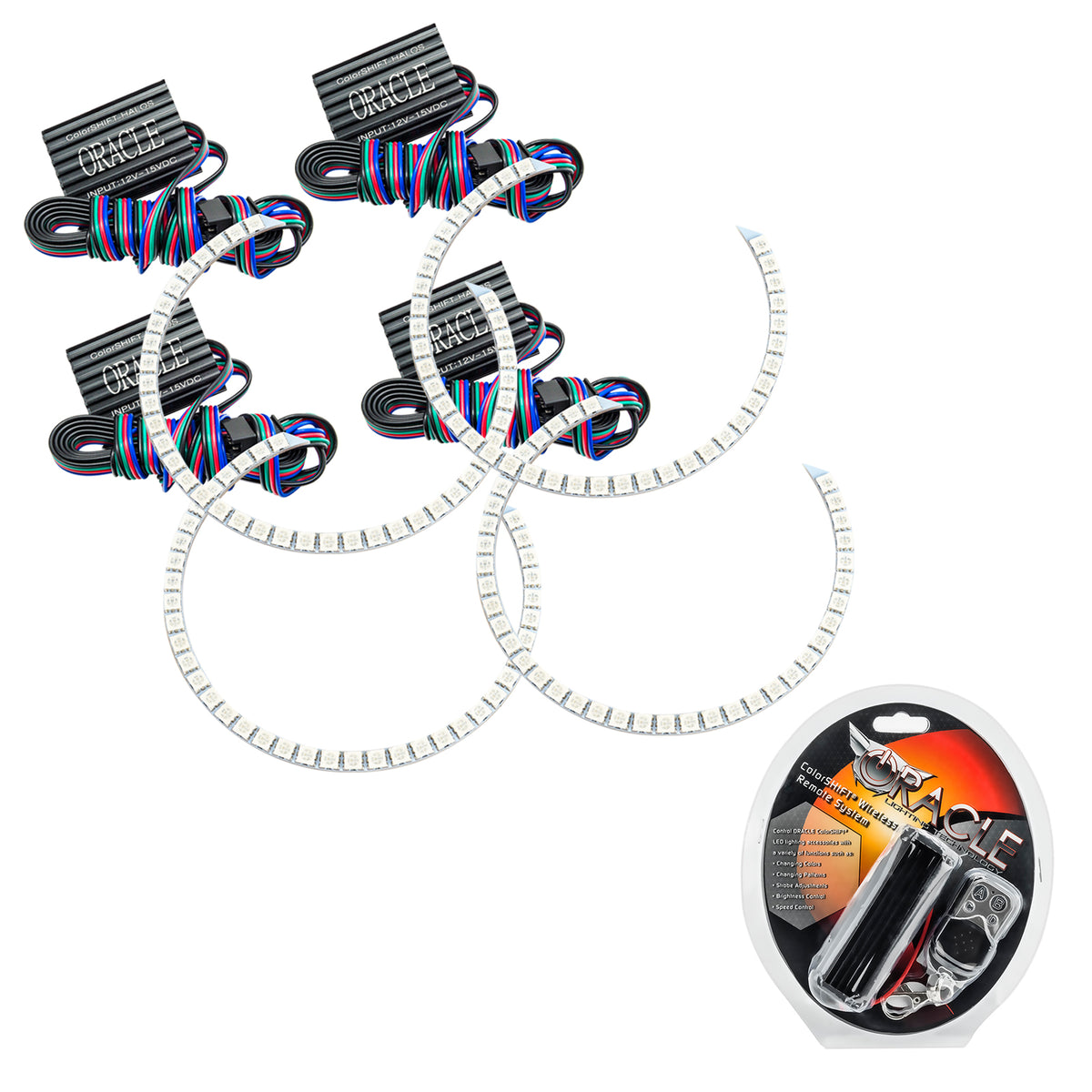 Oracle Fits BMW E46 98-04 Halo Kit Colorshift See Warranty 2214-330