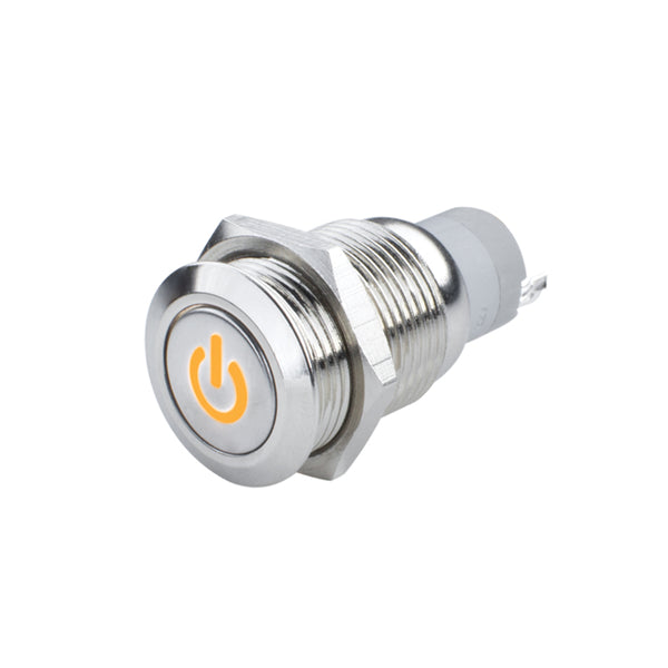 Oracle Pre-Wired Power Symbol On/Off Flush Mount LED Switch Amber SEE WARRANTY 2009-005