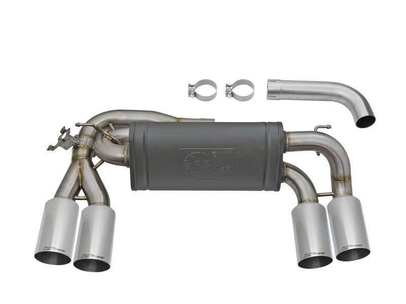 aFe MACHForce XP 3in 2 1/2in Axle Back 304SS Exhaust w/ Polished Tips 16-17 BMW M2 (f87) 49-36333-P