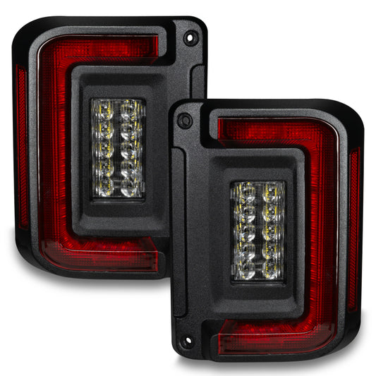 Oracle Lighting compatible with Jeep Wrangler JK Flush Mount LED Tail Lights SEE WARRANTY 5891-504