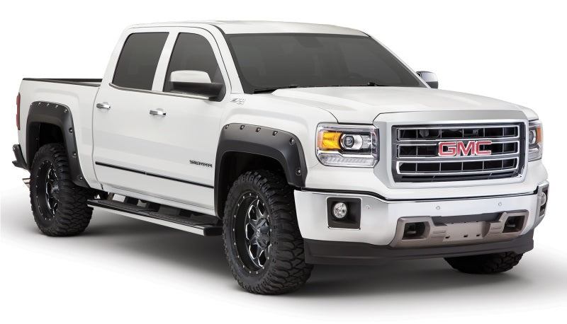 Bushwacker Front & Rear Pocket Style Fender Flares Fit 2014-2015 Fits Gmc Sierra 1500 40960-02