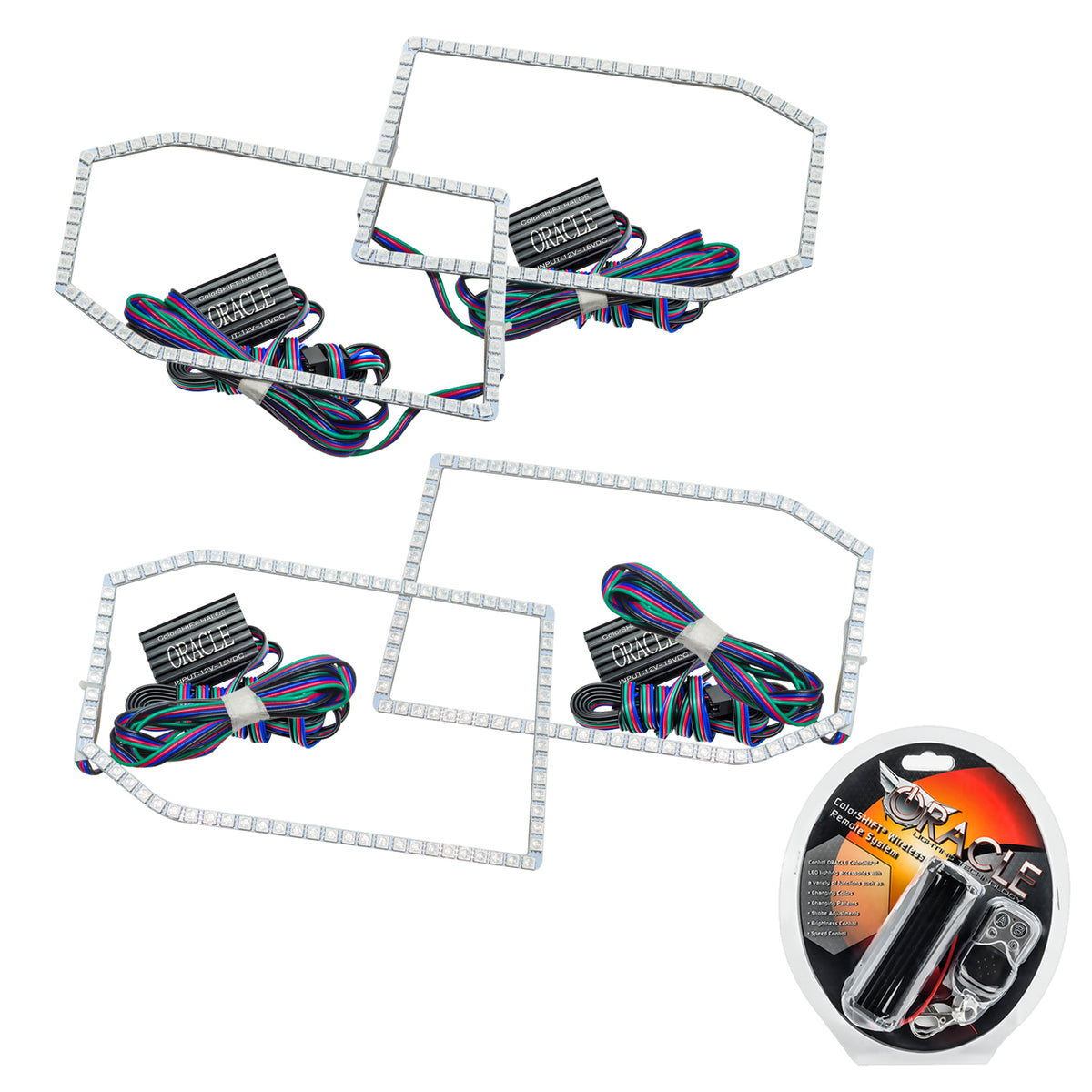 Oracle Fits Chevrolet Silverado 14-15 Halo Kit Non-Projector Style Colorshift See Warranty 2271-330