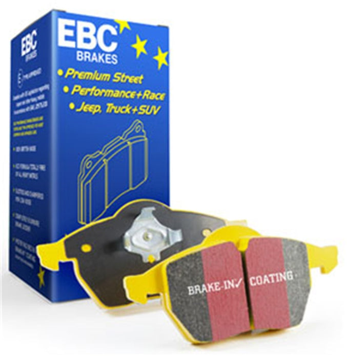 EBC Brakes Yellowstuff 4000 Series Street and Track Brake Pad Set Fits select: 2015-2020 FORD F150, 2021 FORD F150 RAPTOR