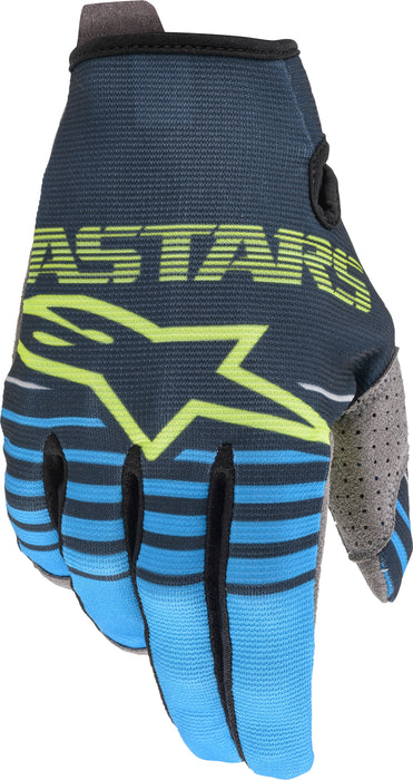 Alpinestars 3561820-7630-M Radar Gloves Navy Aqua Md