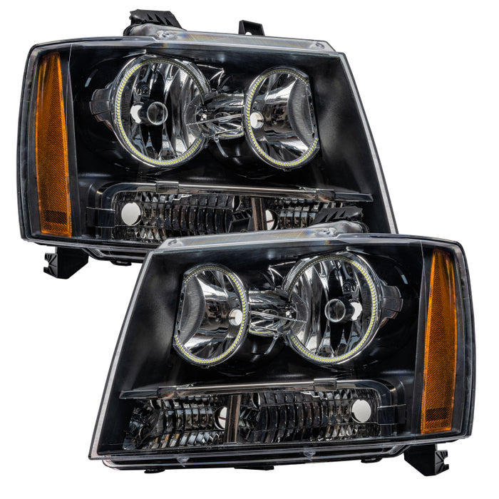 Oracle Lighting 07-14 Chevrolet Tahoe Pre-Assembled LED Halo Headlights -Blue SEE WARRANTY 7010-002