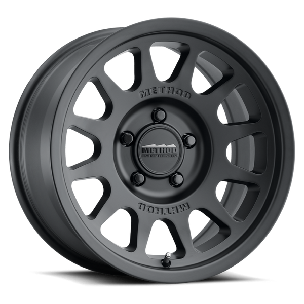 Method MR703 17x7.5 +50mm Offset 5x160 65mm CB Matte Black Wheel MR70377556550