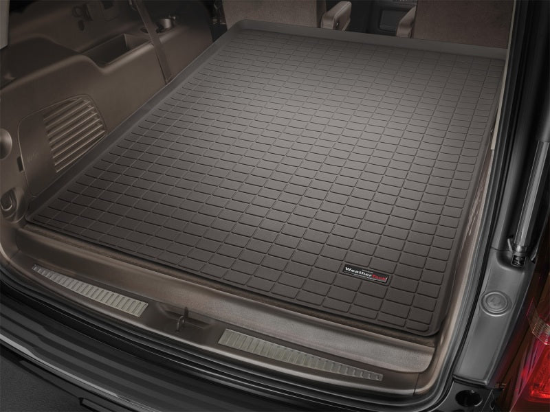 WeatherTech 2014+ Chevrolet Corvette Cargo Liners Cocoa 43719