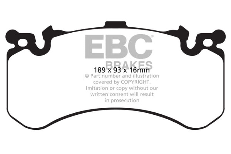 Ebc Yellowstuff Brake Pad Sets DP42158R