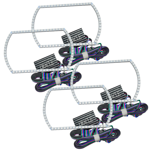 Oracle Fits Chevy Silverado 07-13 Halo Kit Square Style Colorshift W/O Controller See Warranty 2358-334